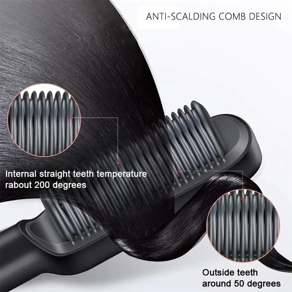 (🔥TikTok Hot SALE)-  Professional Brush Straightener