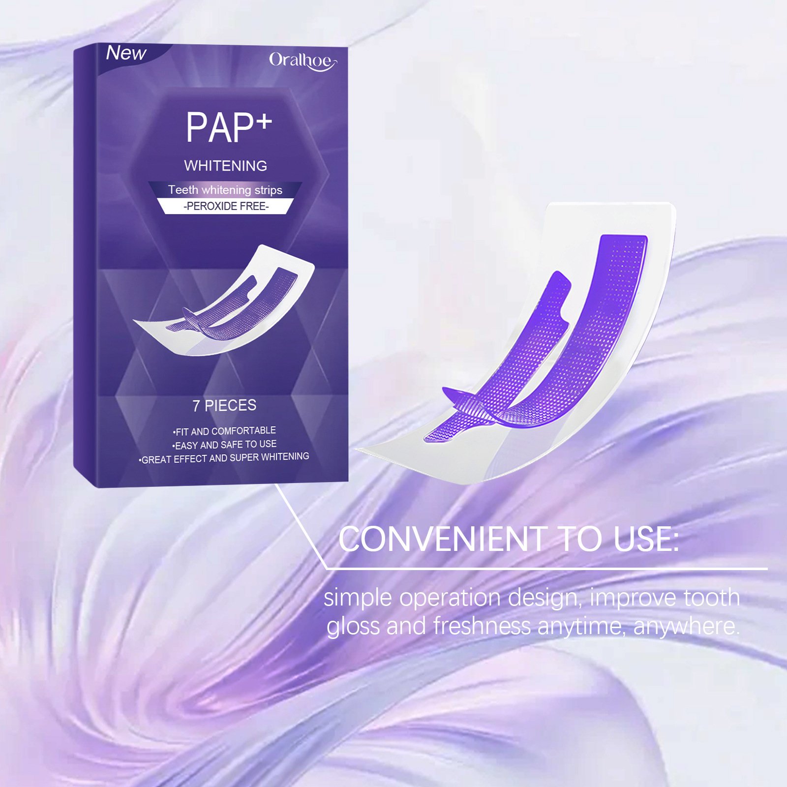 New in-PAP+ Ultra Teeth Whitening Strips