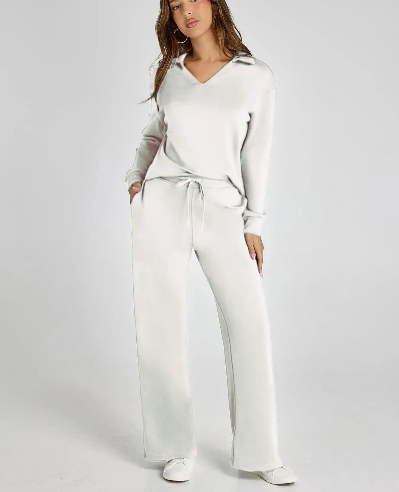 🎄TikTok Christmas Sale - 70% OFF🎄Women's 2 Piece Sets Outfits Casual Long Sleeve Sweatsuits Sets