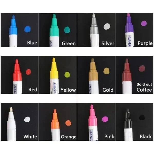 🔥Last Day Promotion 48% OFF-🎁-Waterproof Tire Paint Pen