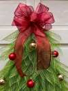 🎄🎅Christmas Presale - 49%Handmade Christmas Tree Wreath for Front Door