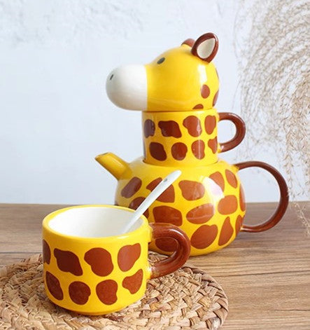 🔥Last Day Promotion 50% OFF🔥Lovely Giraffe Ceramic Kettle