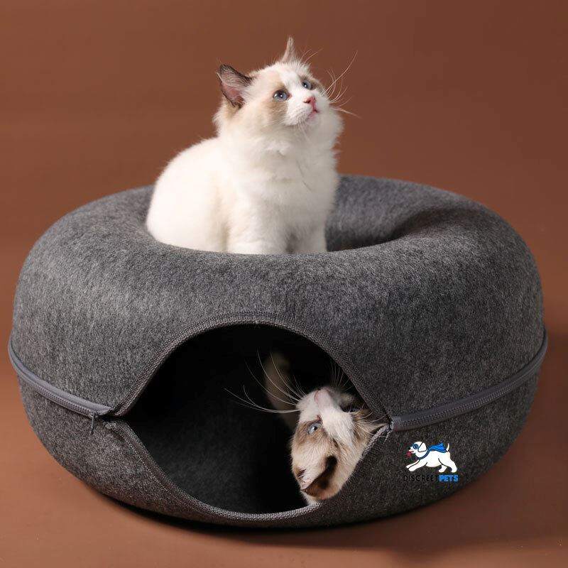 🔥LAST DAY 71% OFF--Discreet Pets Cat Tunnel Bed(BUY 3 SAVE $10 & FREE SHIPPING)