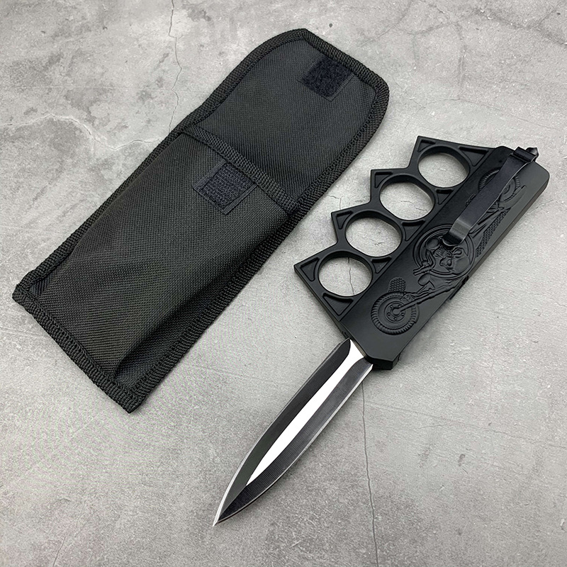 (Last Day Promotion - 50% OFF) OTF Metal Knuckle Trench Knife - Buy 2 Get Extra 15% OFF & Free Shipping
