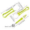 Stainless Steel 4 In 1 Melon Scoop Fruit Carving Tool Set