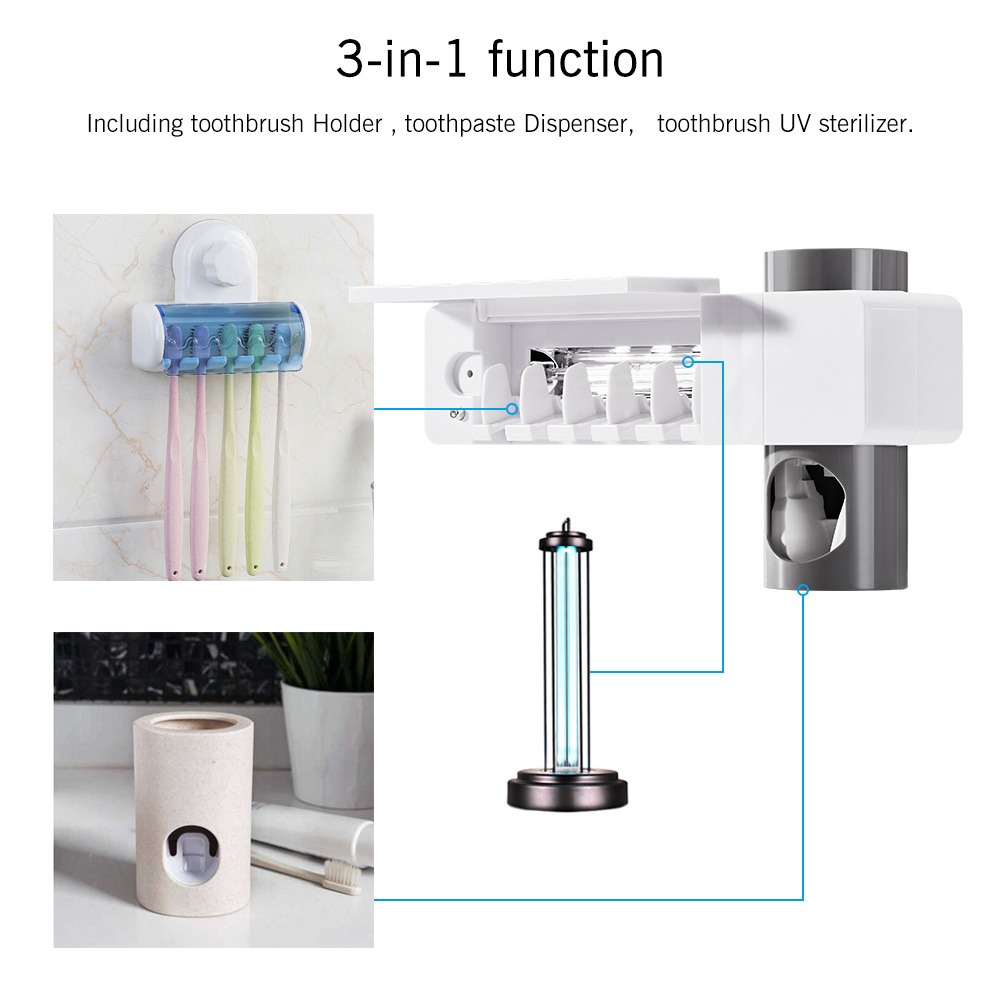 3 In 1 Toothbrush Cleaner