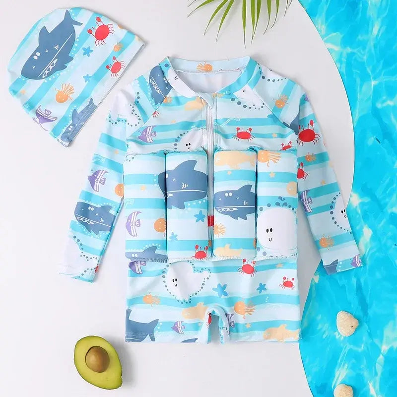 💦Summer Sale 50% OFF🩱Children's Close-Fitting Floating Swimwear-Buy 2 Free Shipping