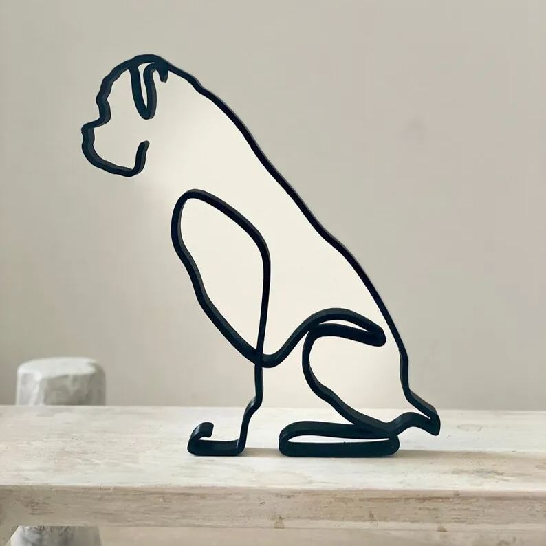 Cat Minimalistic Sculpture