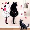 (❤️Early Christmas Sale-50% OFF❤️)Nordic Cat Wagging Tail Wall Clock