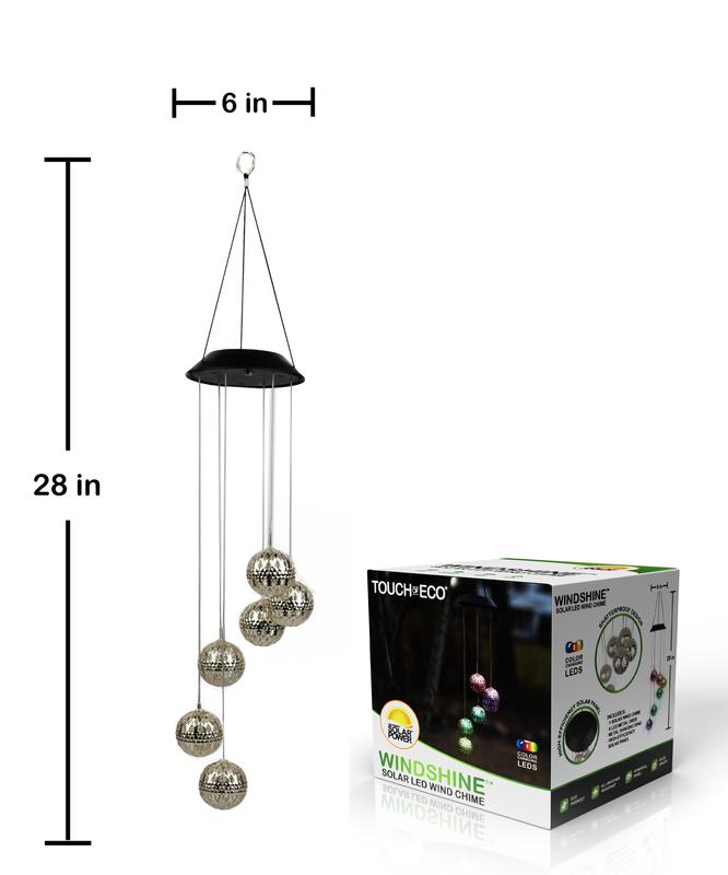 💥LAST DAY SALE 50% OFF💥Solar Metal Orb Wind Chime Mobile