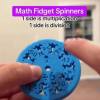 New Math Facts Fidget Spinners