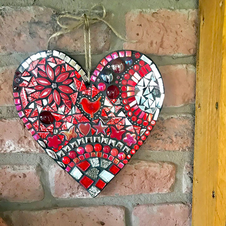 🔥Handmade mosaic heart🔥Buy 2 Get Free shipping