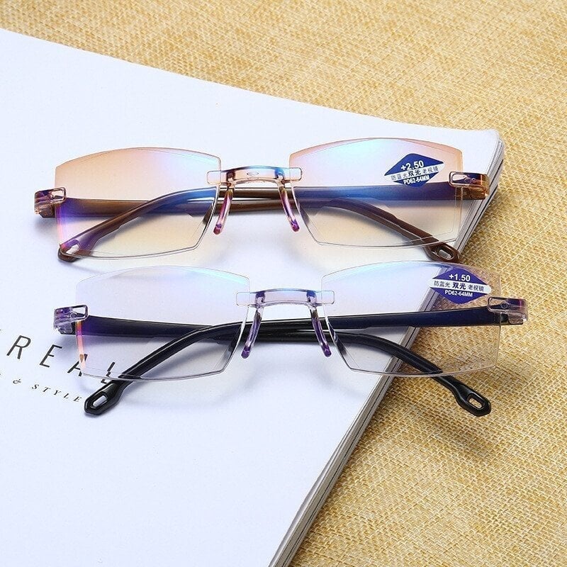 (🎄Christmas Hot Sale🔥🔥) High hardness anti blue light intelligent dual focus reading glasses(BUY MORE SAVE MORE)