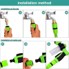 🎁TikTok Last Day Sale - 70% OFF💦Horse Shower Sprayer! 8-Way Turbo Spray Gun