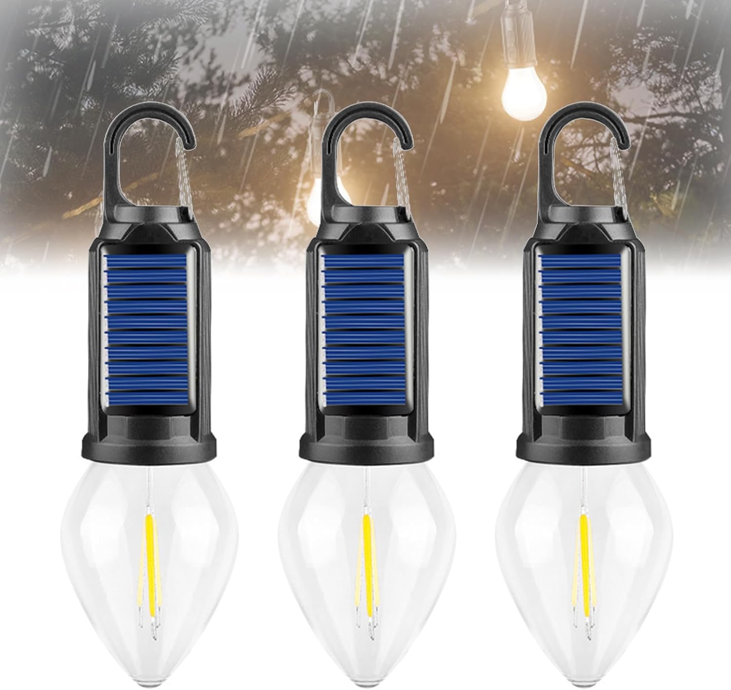 Letzter Aktionstag!🔥Vintage Solar-Campinglampe