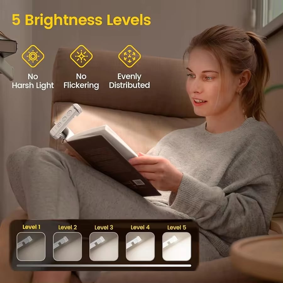 TikTok Last Day Promotion -60% OFF🎉Portable Bookmark Book Light