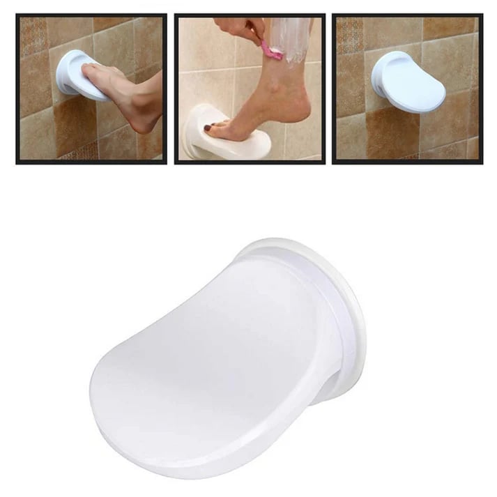 Suction Mount Shower Foot Rest - Easy Install Non Slip