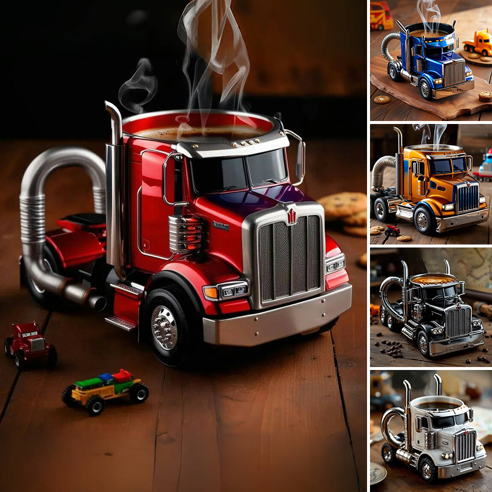 🔥Last 4 hours Sale -🥃Handcrafted Truck Coffee mug