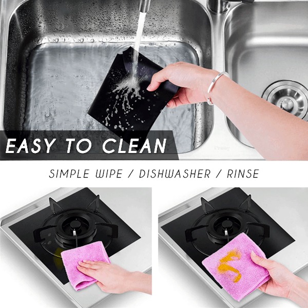 (NEW YEAR PROMOTION - SAVE 50% OFF) Easy-Wipe Stove Protector(4 pcs) - Buy 3 Get Extra 20% OFF