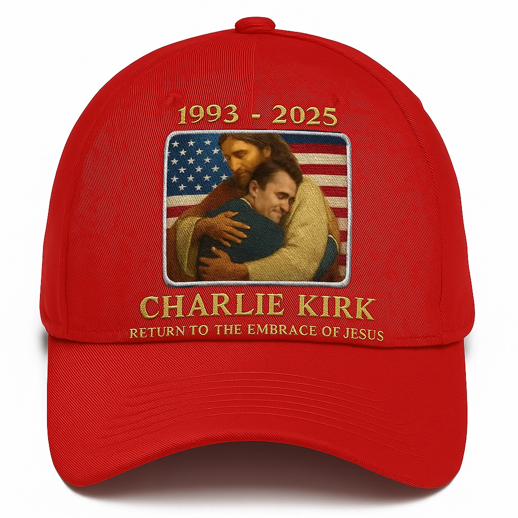 🕊️60% OFF For Charlie's Fans - 🎗️🙏Charlie Kirk Embrace Jesus Memorial Hat