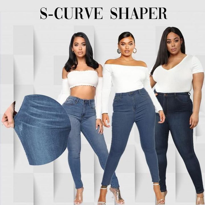 🔥LAST DAY 50% OFF🔥MARGOT PERFECT SKINNY FIT STRETCH PULL ON PUSH UP PLUS SIZE DENIM JEANS LEGGINGS