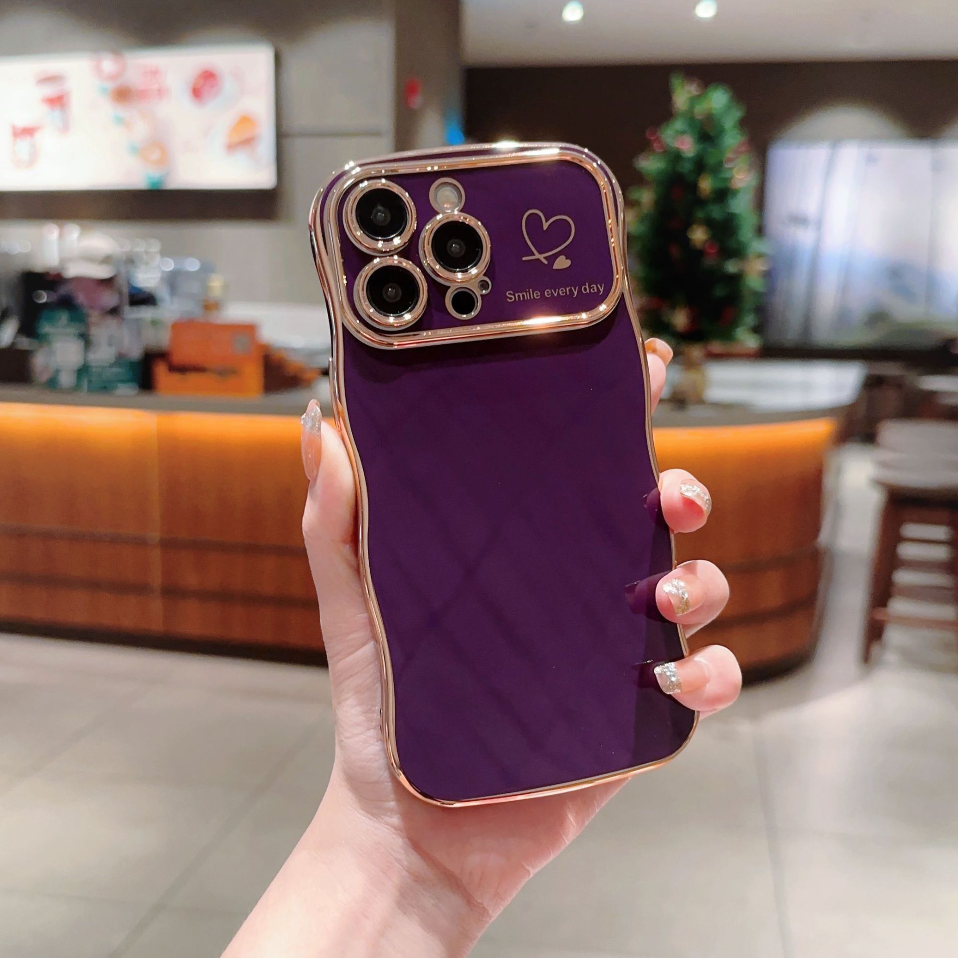 (🌲Early Christmas Sale- 49% OFF) 🔥Cute wavy frame love phone case