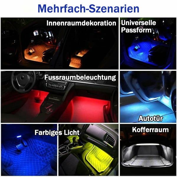 🔥Heißer Verkauf - 49% Rabatt🔥Kabellose Auto-Fußraumbeleuchtung