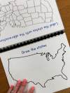 🔥Last Day: 49% Off! 🔥 United States Geography Activity Book