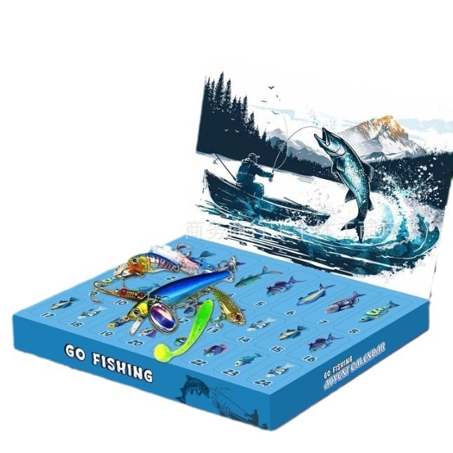 🔥Last Day 60% OFF🔥24 Days Fish Tackle Set Advent Calendar