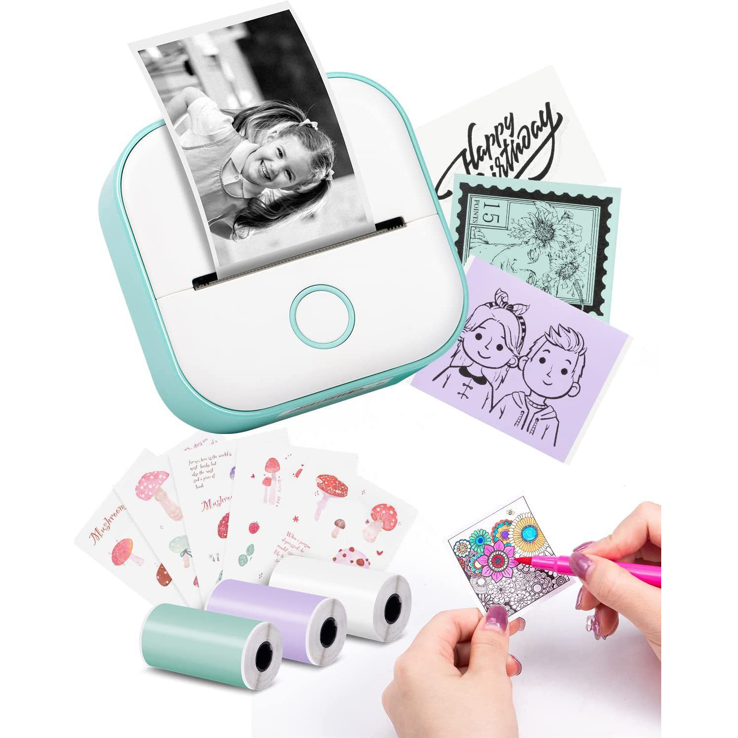 (🔥Last Day Promotion 50% OFF) Mini Pocket Printer