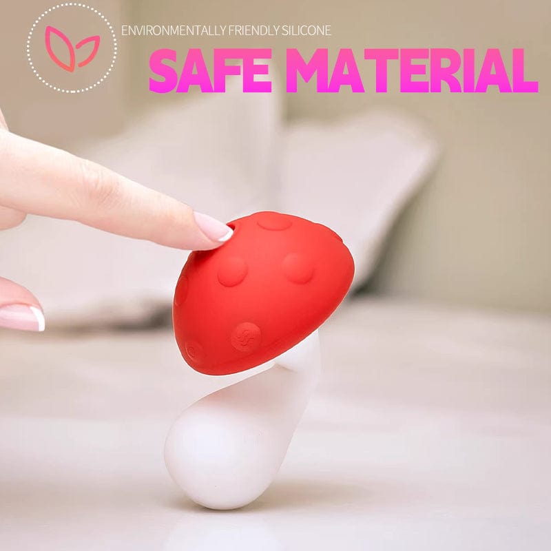 Mushroom Clitoral Sucking Stimulation Vibrator With Luminous Dust Cover
