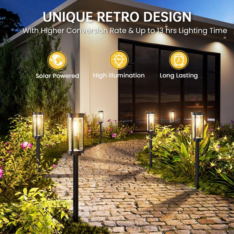 💥LAST DAY SALE 50% OFF💥Solar Pathway Lights⚡BUY 3 GET 1 FREE