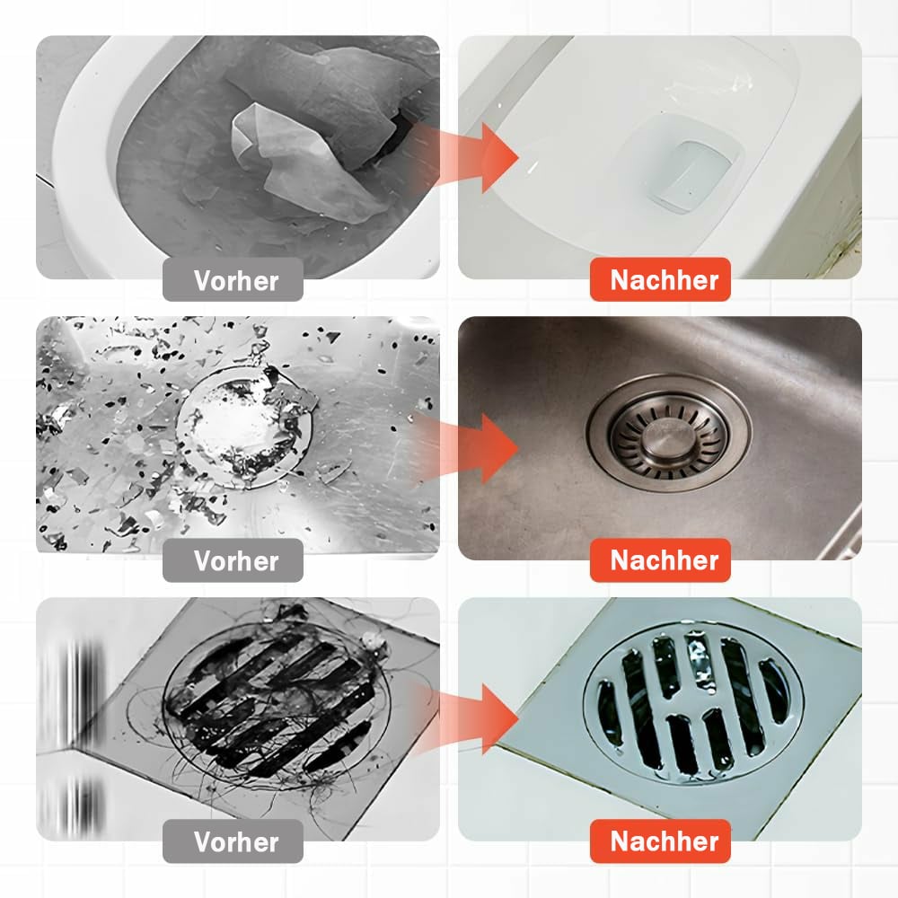 🔥Letzter Tag 49% Rabatt🔥Hochdruck-Toiletten-Rohrreiniger – Ein-Klick Power-Schuss gegen Verstopfungen