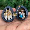 Miniature Handmade Nativity Scene in A Nutshell - Best Christmas Gifts