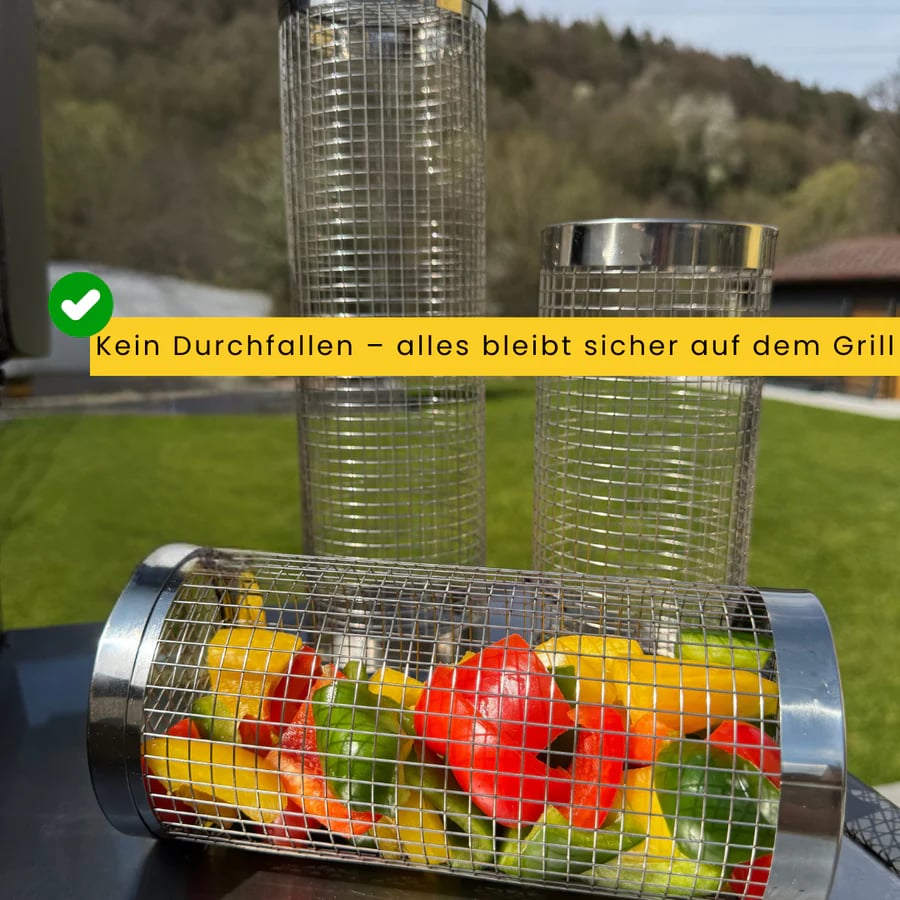 2025✨Letzter Tag 49 % Rabatt🔥Zylindrischer Grillkorb