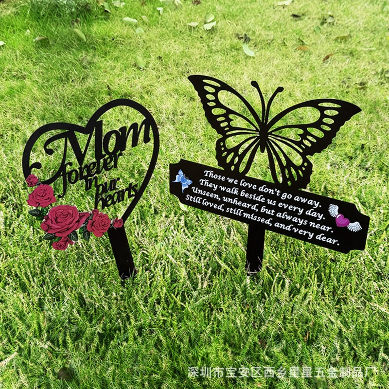 🔥 50% OFF – Limited Time Only! 🔥Rustic Ground Memorial Plaque – Decorative Cemetery Tribute for Garden or Grassland
