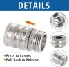 🎁TikTok Last Day Sale - 70% OFF🔥Stainless Steel Garden Hose Quick Connect Fittings Set🍃