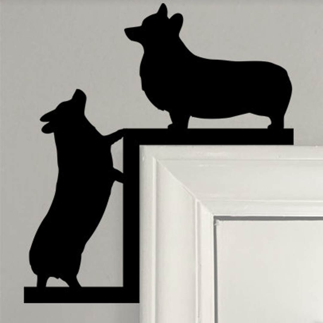 🐶Wooden Adorable Dog Door Topper | Funny Door Decor