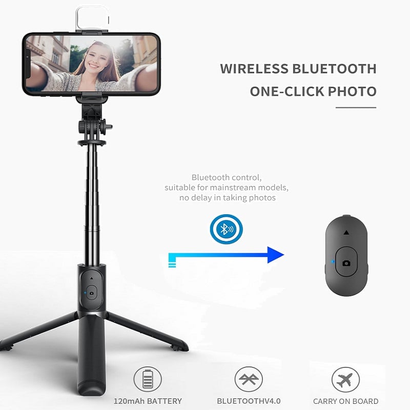 Last Day Promotion SAVE 49% OFF🔥Portable Wireless Bluetooth Selfie Stick