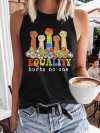 Women's Equality Hurts No One Print Tank Top