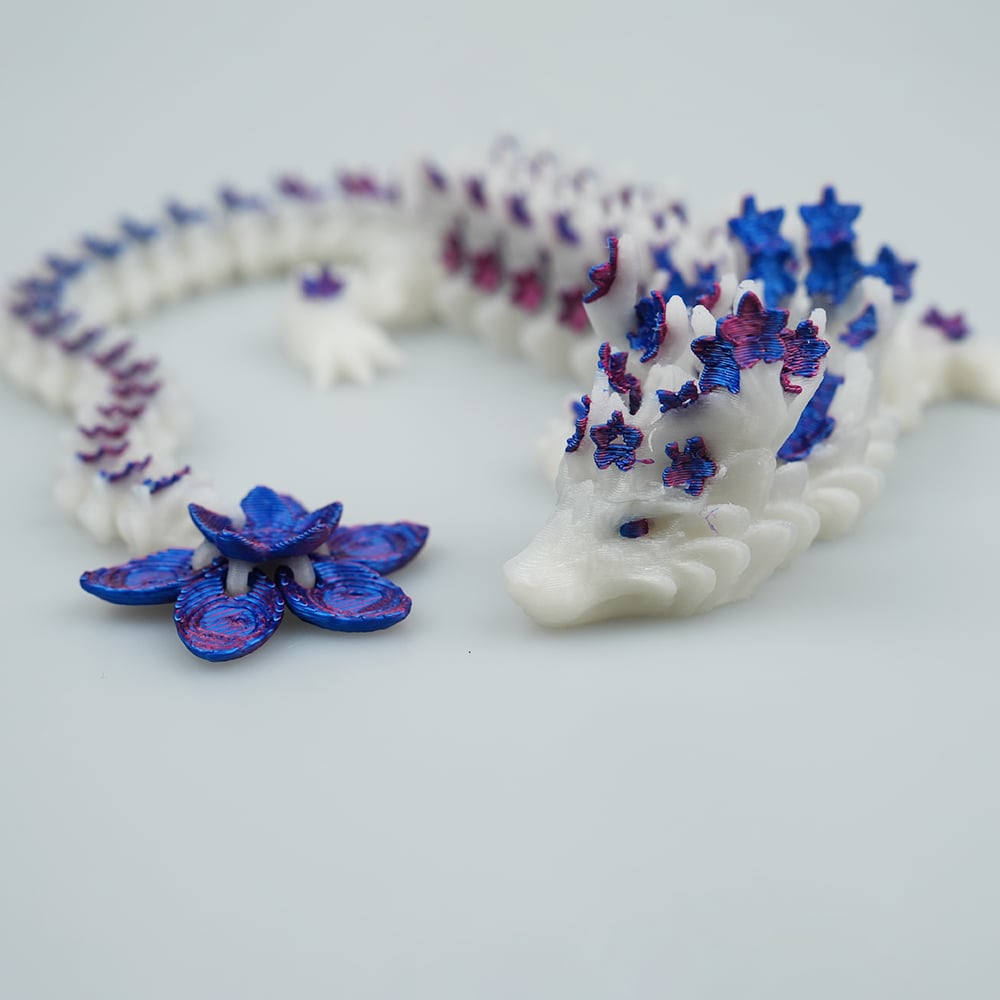 🐉 3D-gedruckter leuchtender Kirschblütendrache