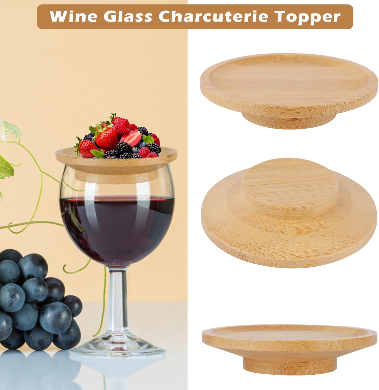 Halloween Sale: 50% OFF Wine Glass Charcuterie Topper