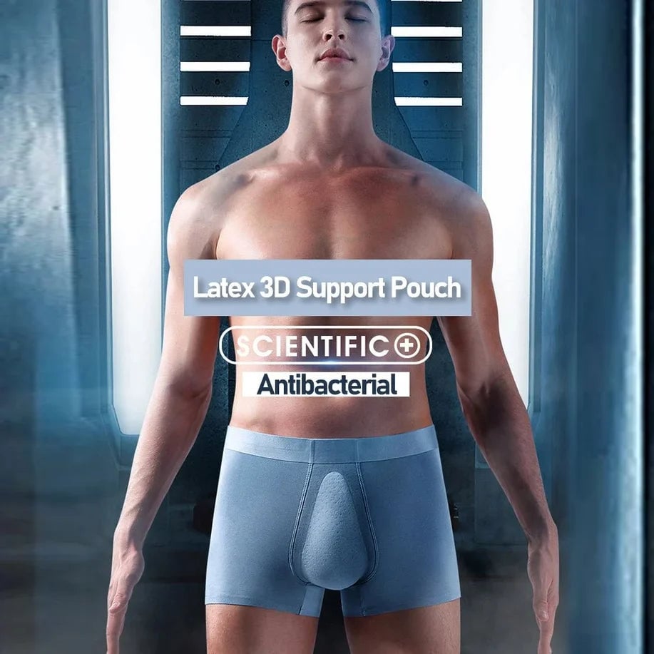 Letzter Tag 50% RABATT-Herren-Unterhosen aus Bio-Latex mit Stützbeutel