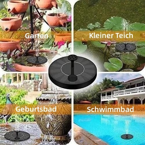 🔥Letzter Tag 49 % RABATT🚿verbesserter solarbetriebener Brunnen für den Außenbereich