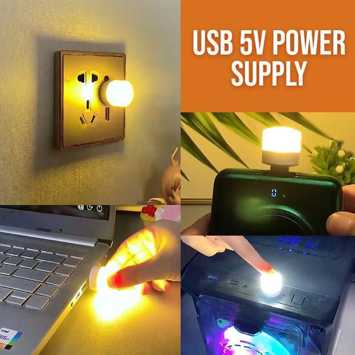Mini USB Night Light (Set of 3 Pcs), Buy 2 Sets Get 1 Set Free