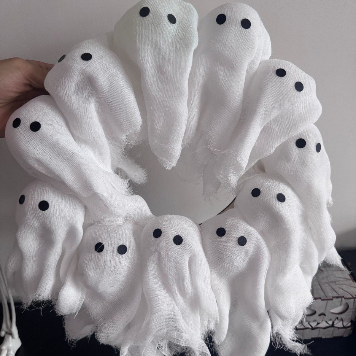 ⏰LAST DAY SALE 50% OFF👻Light-Up Ghost Crew Wreath