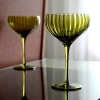 Vintage Green Coupe Goblet