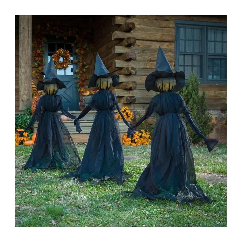 🎃2025 Halloween Sale 59% OFF🧙‍♀️✨Lighted Halloween WitchStakes