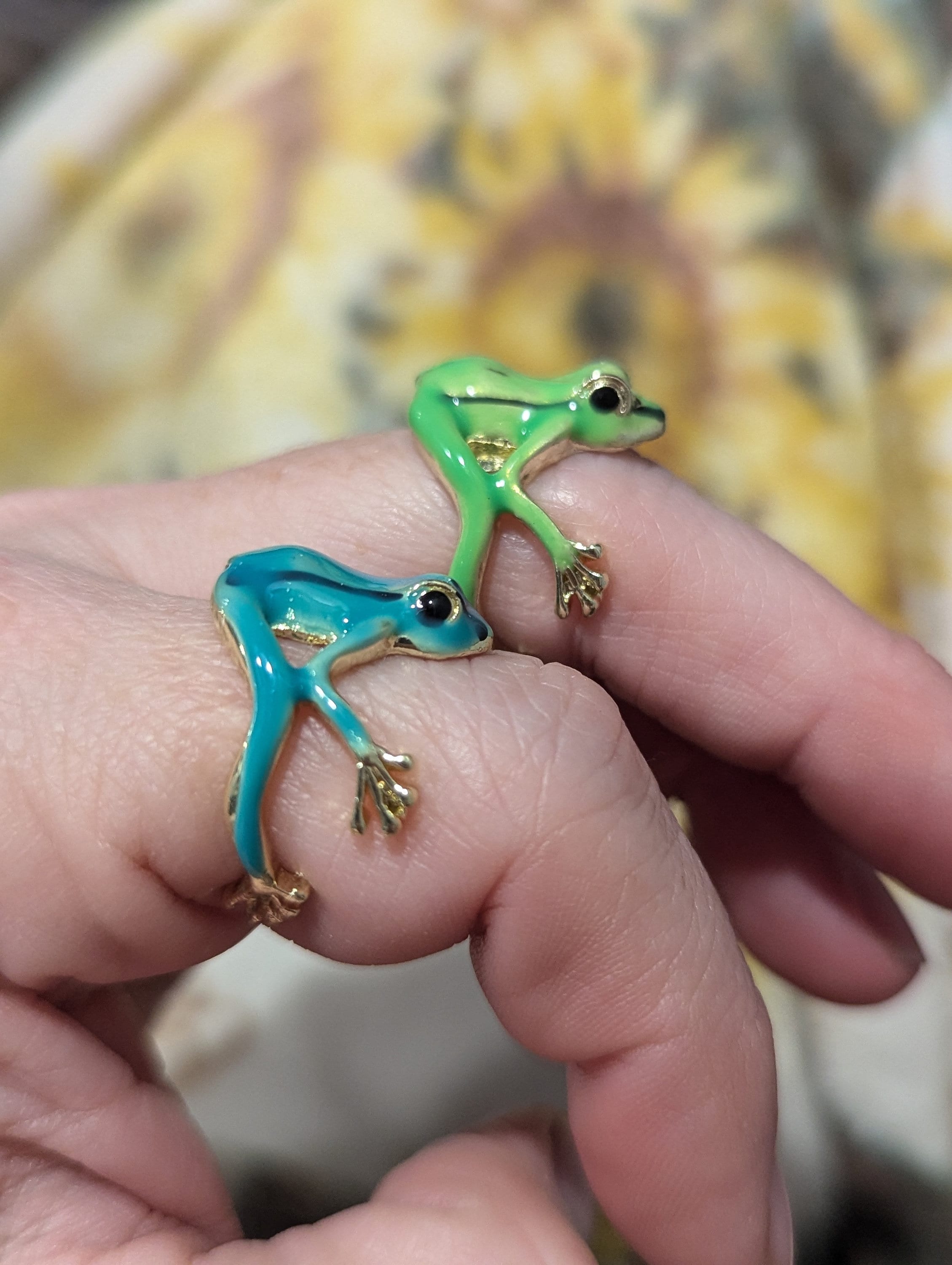 🌿Spring Hot Sale 49% OFF💥 Mini Green Tree Frog Ring