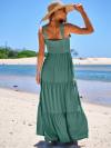 ANRABESS Women Dresses 2024 Summer Sleeveless Maxi Dress Casual Spaghetti Strap Tiered Flowy Beach Long Sun Dress